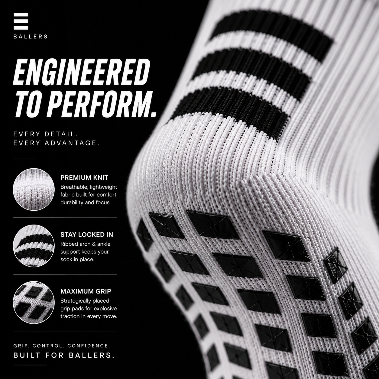 BALLERS™ LockFit Socks